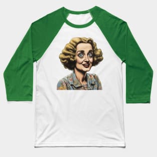 Bette Davis Baseball T-Shirt